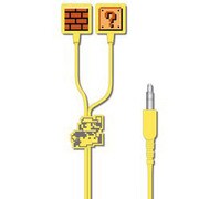 W516092 [ニュースーパーマリオブラザーズ キャラクターイヤホン ブロック]