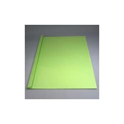 とじ太くん専用カバー A4 タテ クリア グリーン 3mm 10冊入