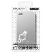 RK-PU711S [iPhone 4S／4用　メタリックジャケット （シルバー）]