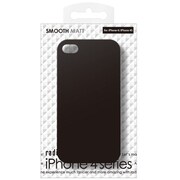 RK-PU831K [iPhone 4/4S Series専用スムースマットジャケット ブラック]