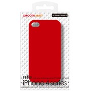 RK-PU831R [iPhone 4/4S Series専用スムースマットジャケット レッド]