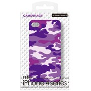 RK-PU851V [iPhone 4S／4用　カモフラージュジャケット CAMOUFLAGE バイオレッット]