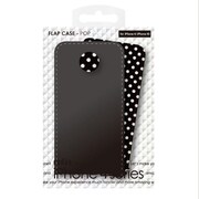 RK-LC852K [iPhone 4/4S Series専用フラップケース FLAP CASE - POP ブラック]