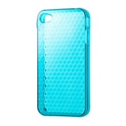 SB-IA03-SCTP/GR [iPhone4/4S用ソフトケース ストラップスタイル ジュエルアクアグリーン]