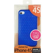 CTP-FIP04SB [iPhone 4/4S用 TPUケース＋保護フィルム]