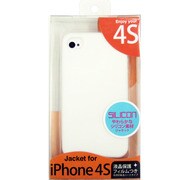 CSC-FIP04SW [iPhone 4/4S用 シリコンケース＋保護フィルム]