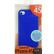 CSC-FIP04SB [iPhone 4/4S用 シリコンケース＋保護フィルム]