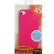 CSC-FIP04SP [iPhone 4/4S用 シリコンケース＋保護フィルム]