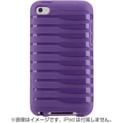 iPod touch 5G対応 ジッパーTPUケース パープル F8W007ebC01