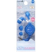 CA-KME08BLステレオイヤホン巻き取り式ブルー [オーディオ機器]