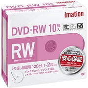 録画用DVD-RW 120分 2倍速 CPRM対応 インクジェットブリンタ対応 10枚パック DVDRW120PWAC10PAIM
