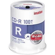 データ用CD-R 700MB 52倍速 インクジェットブリンタ対応 100枚パック CDR80PWB100SAIM