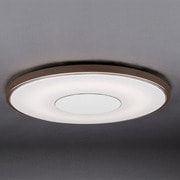 LEDシーリングライト(8~12畳) 昼白色~電球色 調色・調光機能搭載 リモコンあり ダークウッド AC-60085