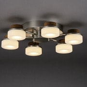 LEDシャンデリア リモコン付き 調色・調光機能搭載 ダークウッド ACH-60136