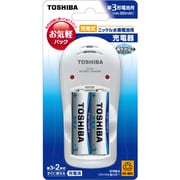 ニッケル水素充電器セット 単3形電池用 単3形ニッケル水素電池2本付 最大2本まで充電可能 TNHC-32LS