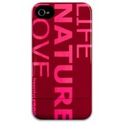 Uncommon iPhone4 / 4S Capsuleケース [Freecity Life Nature Love Magenta]