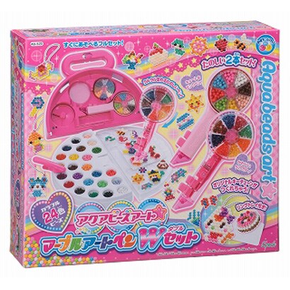 アクアビーズアート☆マーブルアートペンWセット [AQ-S23]