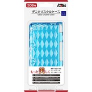 3DS用 デコクリスタルケース クリアブルー [3DS用]