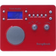 ポータブル 対侯性 AM/FMモノラルラジオ SongBook High Gloss レッド
