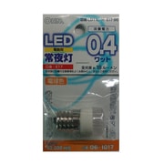 LED電球 E17口金 電球色 電飾用 LDT1L-H-E17
