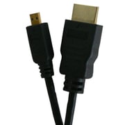 HDMI-マイクロHDMIケーブル 1m ブラック ハイスピード イーサネット対応 3D映像対応 Ver.1.4 FVC-CIMDH10