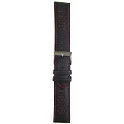 CM1 C90 クロ/アカ20 カーフ 09666 [パンチングレザー20mm(ブラック/レッド)]