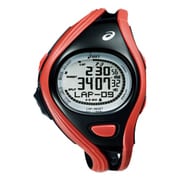 ASICS RUNNING WATCH (アシックスランニングウオッチ) AR03 REGULAR for Challenge Racer (レギュラーフォーチャレンジレーサー) レッド/ブラック CQAR0304