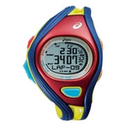 ASICS RUNNING WATCH (アシックスランニングウオッチ) AR03 REGULAR for Challenge Racer (レギュラーフォーチャレンジレーサー) ブルー/イエロー CQAR0305