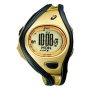 ASICS RUNNING WATCH (アシックスランニングウオッチ) AR03 REGULAR for Challenge Racer (レギュラーフォーチャレンジレーサー) ブラック/ゴールド CQAR0309