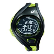 ASICS RUNNING WATCH (アシックスランニングウオッチ) AR04 SUPER for Challenge Racer (スーパーフォーチャレンジレーサー) ブラック/グリーン CQAR0406