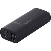 スマホ用モバイルバッテリー 5200mAh 2ポート 黒 BSMPA04BK