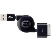 iPhone用巻き取り式USBケーブル 黒 DOCK SB-CA13-MTUS/BK