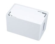 ケーブル&タップ収納ボックス ホワイト CB-BOXP1W
