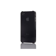 TR-CCSIPN-SB [Crystal Cover Set for iPhone 4S Smoky Black]
