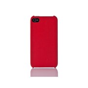 TR-LCSIPN-RD [Leather Cover Set for iPhone 4S レザーカバー レッド]