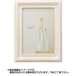 カラーウッドフレーム 2Lサイズ　ホワイト DF44-2L-WH
