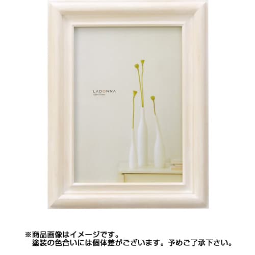 カラーウッドフレーム 2Lサイズ　ホワイト DF44-2L-WH