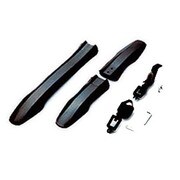 MTB用ロングフェンダーカバー 泥よけ 24-26インチ用 ガンメタ MF-015
