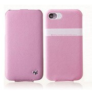 Z200i4 [iPhone4/4S用ケース LeatherFolder（レザーホルダー） ピンク]