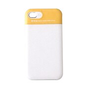 Z203i4 [iPhone4/4S用ケース Genuine Leather Case Bar Type（レザーバー） ホワイト/オレンジ]