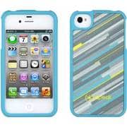 SPK-FITTED-IP4S-HT [Fitted iPhone4S/4対応保護ケース HyperStripe Teal]