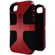 SPK-CDYGRP-IP4S-POBK [CandyShell Grip iPhone4S/4対応保護ケース Pomodoro & Black]