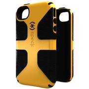 SPK-CDYGRP-IP4S-BSBK [CandyShell Grip iPhone4S/4対応保護ケース イエロー/ブラック]