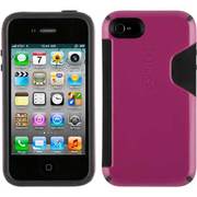 SPK-CDYCRD-IP4S-DMBK [CandyShellCard iPhone4S/4対応保護ケース Deep Magenta/Black]