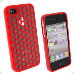 iPhone4/4Sハイブリットケース rd [iPhone4S/4ケース]
