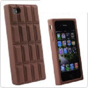 iPhone4/4Sチョコレートシリコンケース ミルク [iPhone4S/4ケース]