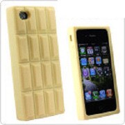 iPhone4/4S チョコレートシリコンケース ホワイト [iPhone4S/4ケース]