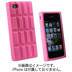 iPhone4/4S チョコレートシリコンケース ストロベリー [iPhone4S/4ケース]
