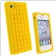iPhone4/4S ブロックシリコンケース イエロー [iPhone4S/4ケース]