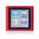 iPod nano（6th）用シリコンケースセット レッド TR-SCSNNN-RD